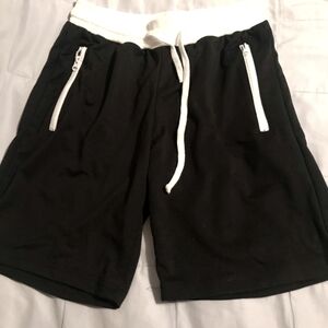 New Athleisure Black Basketball Shorts